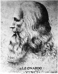 Retrato de Leonardo da Vinci (1452-1519), grabado por Francesco Bartolozzi